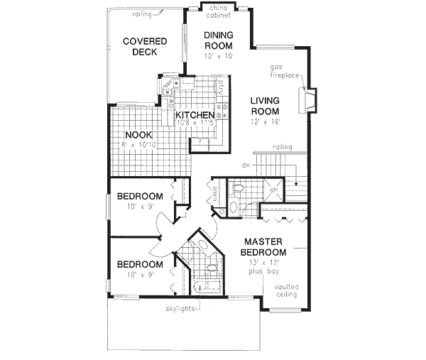 Upper/Second Floor Plan: 40-216