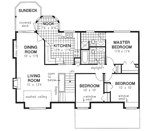 Upper/Second Floor Plan: 40-217