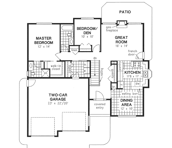Main Floor Plan: 40-218