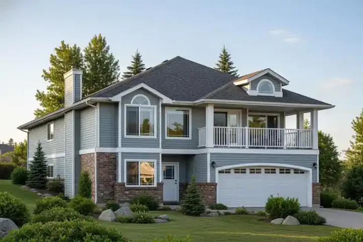 Traditional house plans 40-220 - front exterior, 1,272 sq ft, 3 bed, 2 bath house plans | Monster House Plans