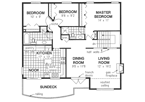 Upper/Second Floor Plan: 40-230