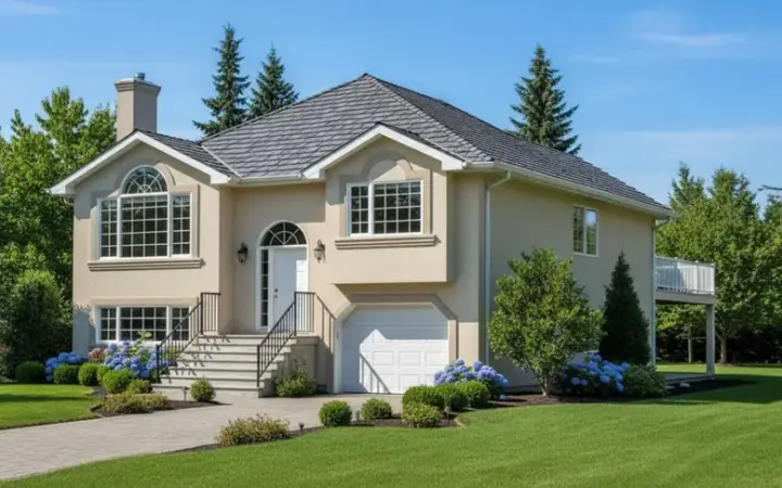 Traditional house plans 40-232 - front exterior, 1,301 sq ft, 3 bed, 2 bath house plans | Monster House Plans