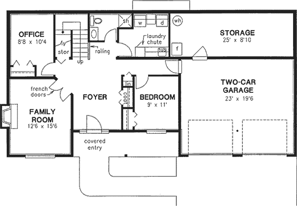 Lower Floor Plan: 40-235