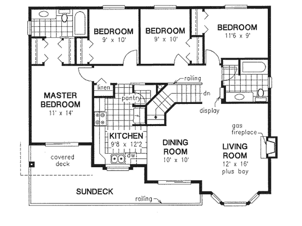 Main Floor Plan: 40-245