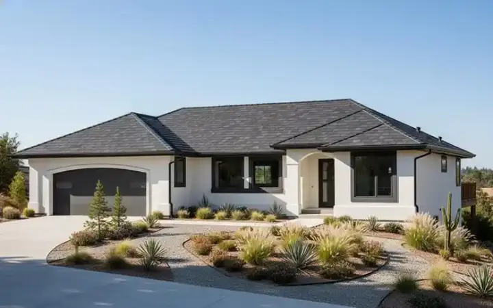 Traditional house plans 40-248 - front exterior, 1,364 sq ft, 2 bed, 2 bath house plans | Monster House Plans