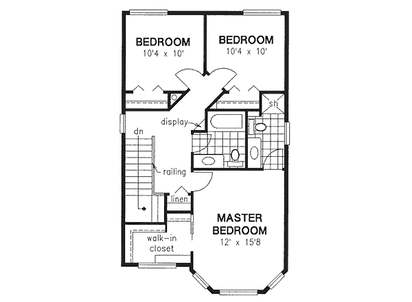 Upper/Second Floor Plan:40-262