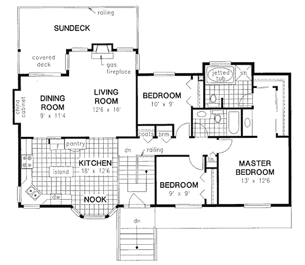 Main Floor Plan: 40-265