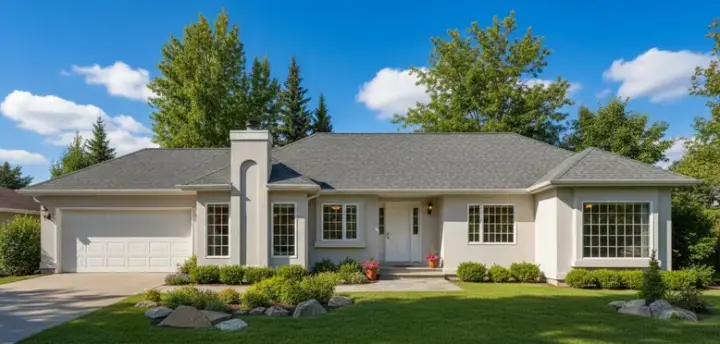 Traditional house plans 40-271 - front exterior, 1,392 sq ft, 2 bed, 2 bath house plans | Monster House Plans