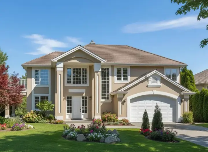 Mediterranean house plans 40-275 - front exterior, 1,396 sq ft, 3 bed, 2 bath house plans | Monster House Plans