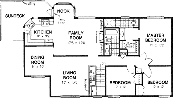 Upper/Second Floor Plan: 40-275