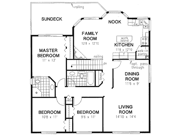 Upper/Second Floor Plan: 40-276