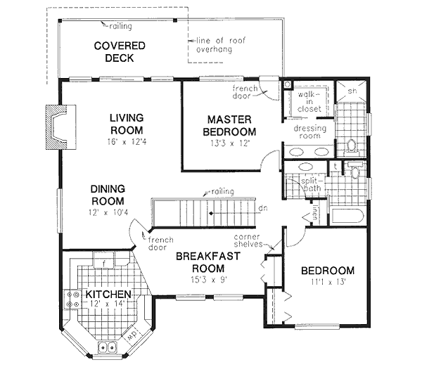 Upper/Second Floor Plan: 40-278