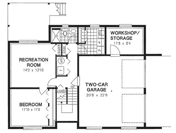 Lower Floor Plan: 40-283