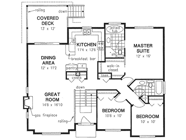 Upper/Second Floor Plan: 40-283