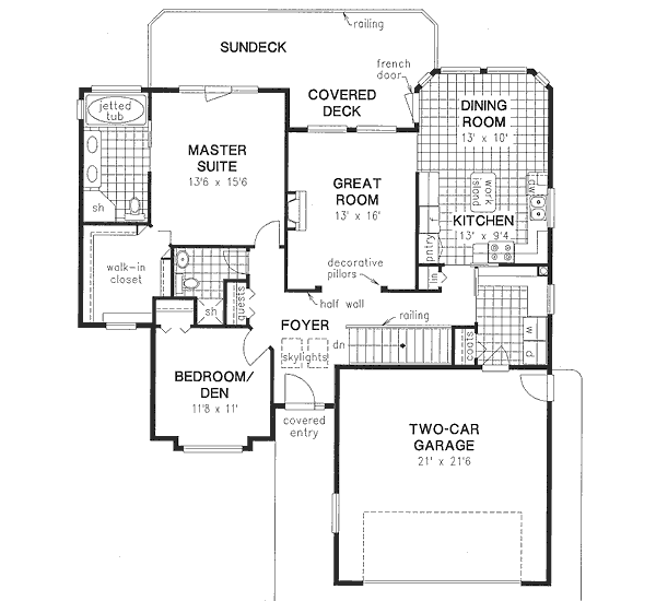 Main Floor Plan: 40-288