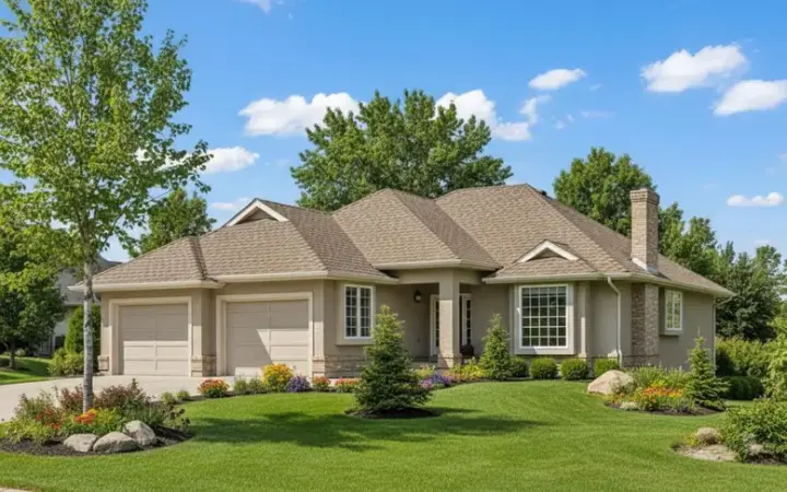 Traditional house plans 40-290 - front exterior, 1,438 sq ft, 2 bed, 2 bath house plans | Monster House Plans