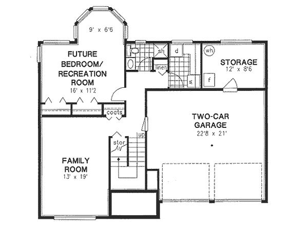 Lower Floor Plan: 40-291