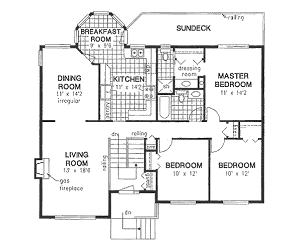 Main Floor Plan: 40-291