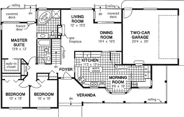 Main Floor Plan: 40-300