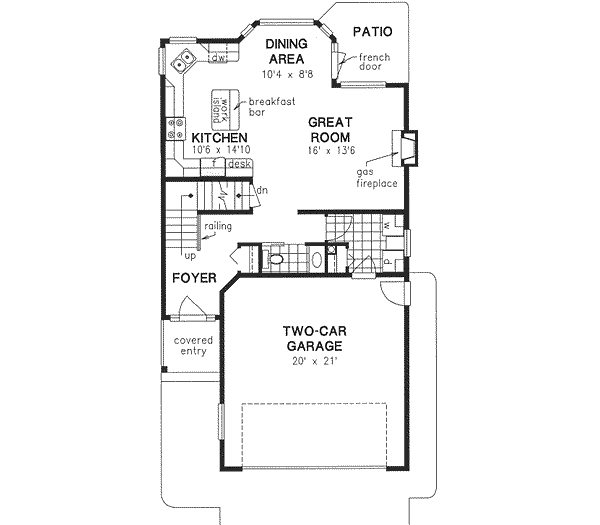 Main Floor Plan: 40-301