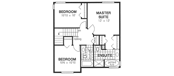 Upper/Second Floor Plan: 40-301