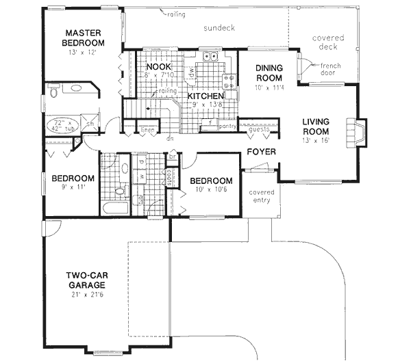 Main Floor Plan: 40-302