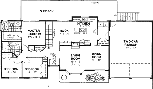 Main Floor Plan: 40-305