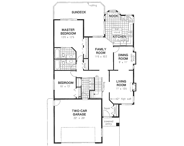 Main Floor Plan: 40-306