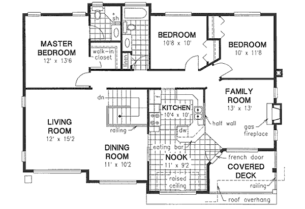 Upper/Second Floor Plan: 40-307