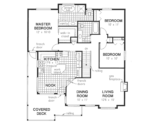 Upper/Second Floor Plan: 40-308