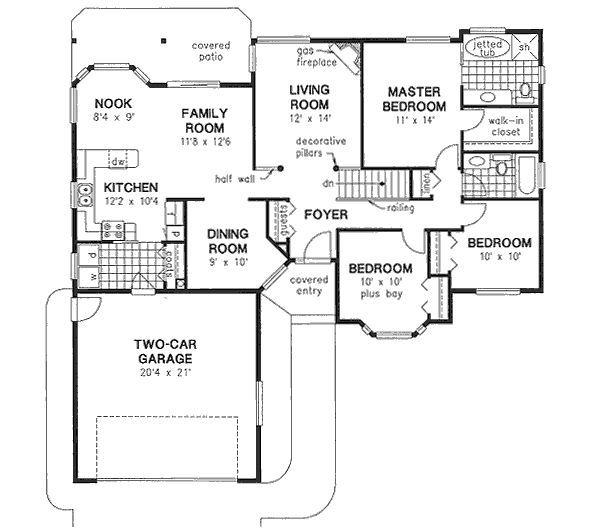 Main Floor Plan: 40-315