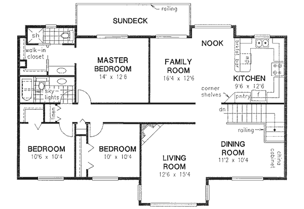 Upper/Second Floor Plan: 40-319