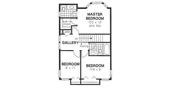 Upper/Second Floor Plan: 40-323