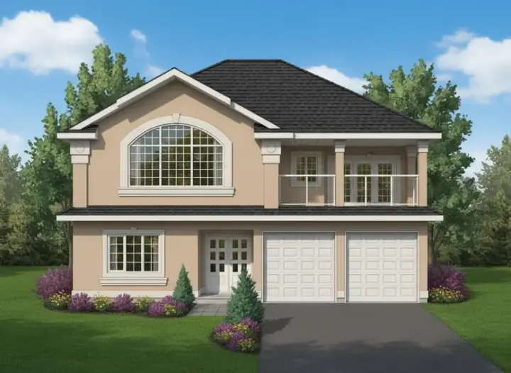 Southwest house plans 40-325 - front exterior, 1,535 sq ft, 3 bed, 2 bath house plans | Monster House Plans