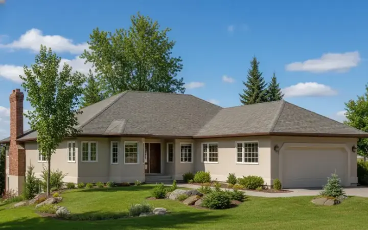 Traditional house plans 40-330 - front exterior, 1,542 sq ft, 3 bed, 2 bath house plans | Monster House Plans