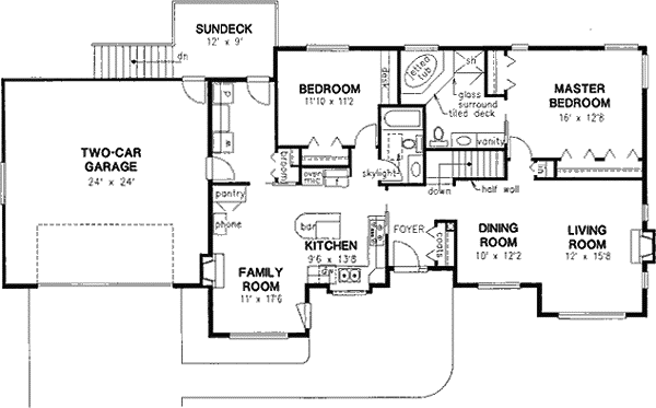 Main Floor Plan: 40-334
