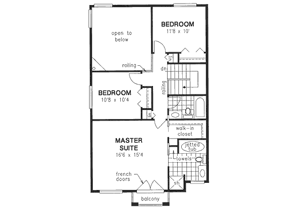 Upper/Second Floor Plan: 40-337