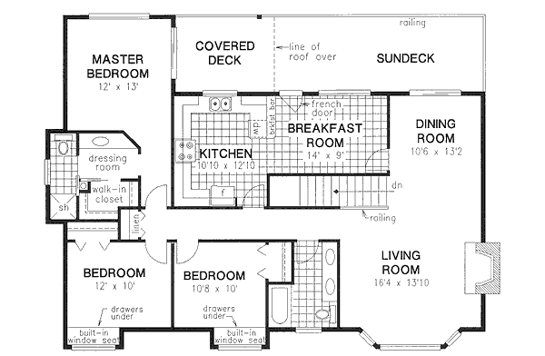 Upper/Second Floor Plan: 40-338