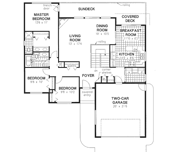 Main Floor Plan: 40-340
