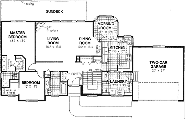 Main Floor Plan: 40-345