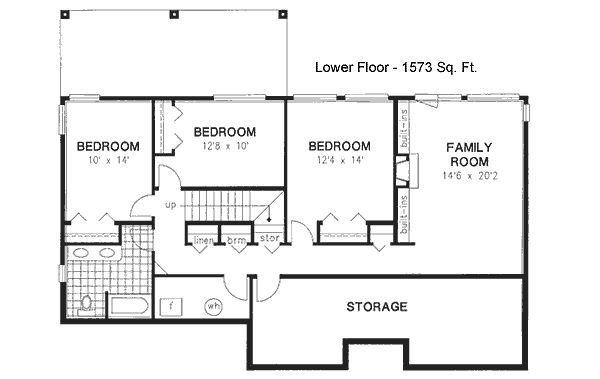 Lower Floor Plan: 40-351