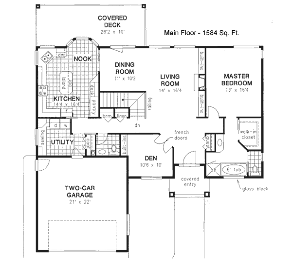 Main Floor Plan: 40-351