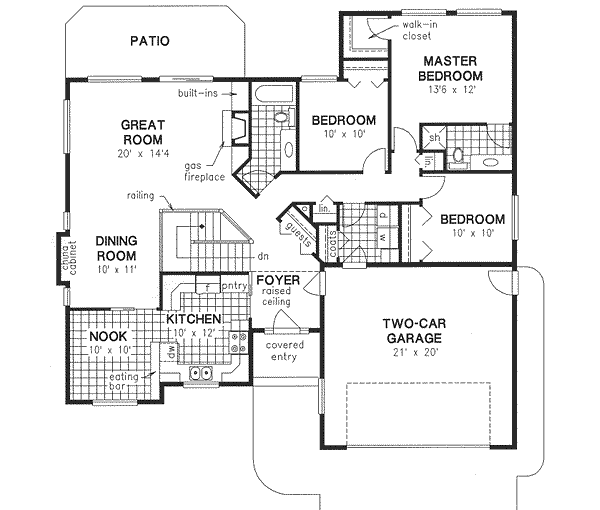 Main Floor Plan: 40-354