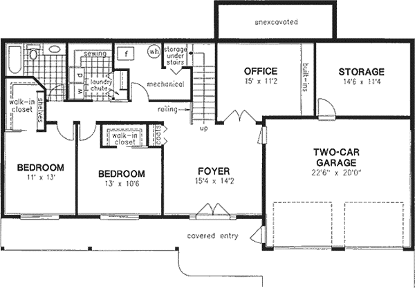 Lower Floor Plan: 40-355