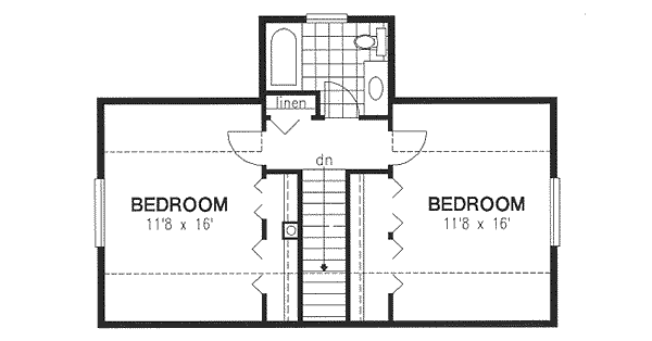 Upper/Second Floor Plan: 40-361