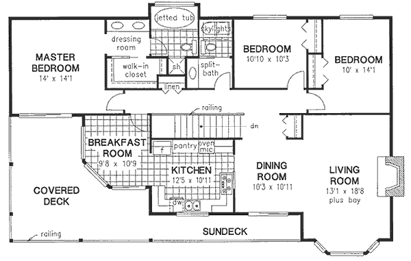 Upper/Second Floor Plan: 40-362