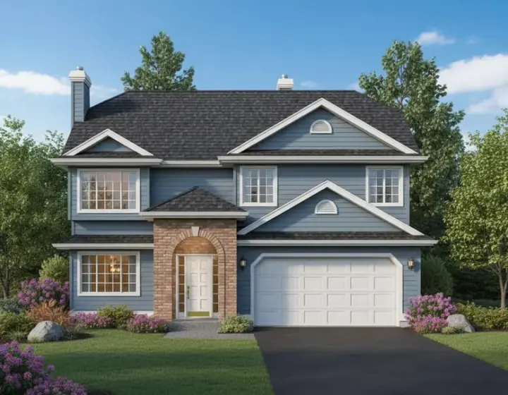 Traditional house plans 40-363 - front exterior, 1,617 sq ft, 3 bed, 2 bath house plans | Monster House Plans