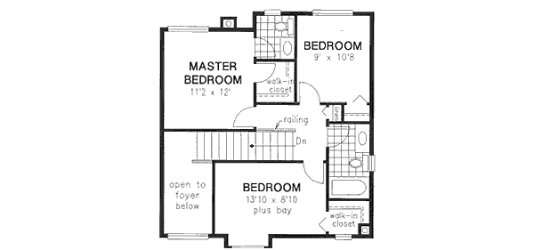 Upper/Second Floor Plan: 40-367