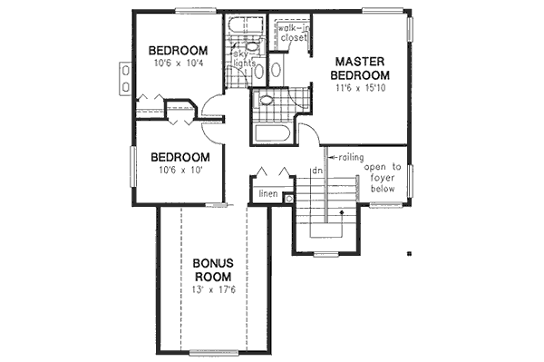Upper/Second Floor Plan: 40-374