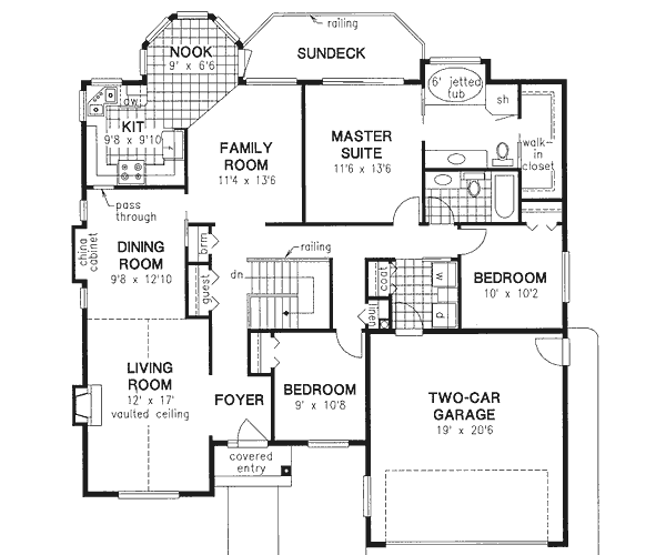 Main Floor Plan: 40-376